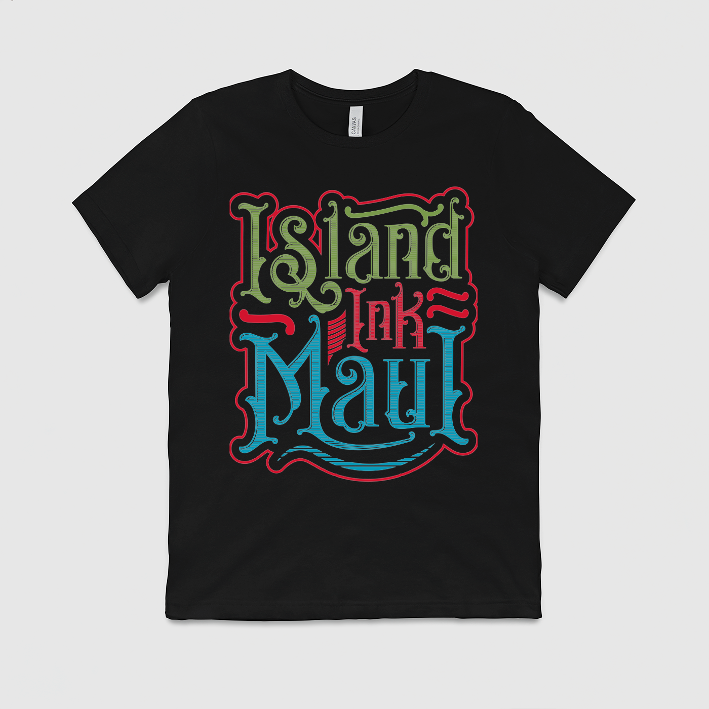 Men's Island Ink Maui sign T-Shirt