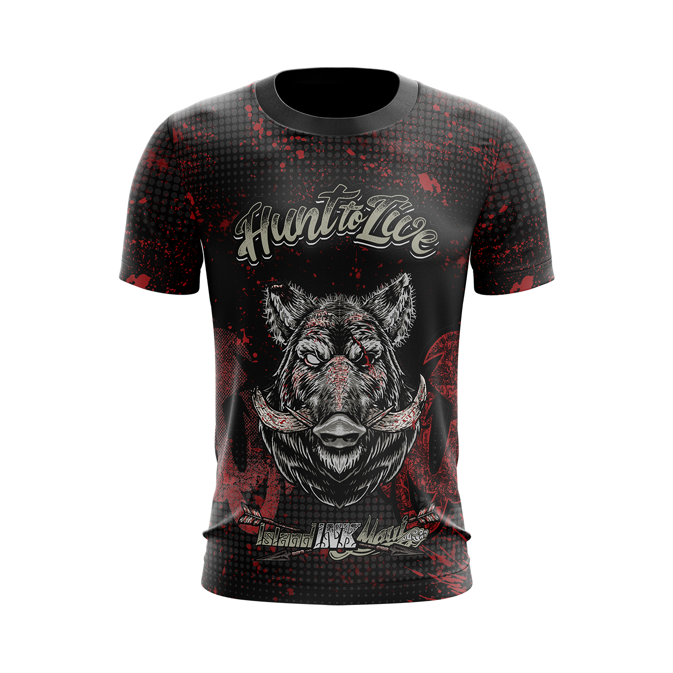 Men's Hunt To Live Boar T-Shirt "Birds Eye Material"