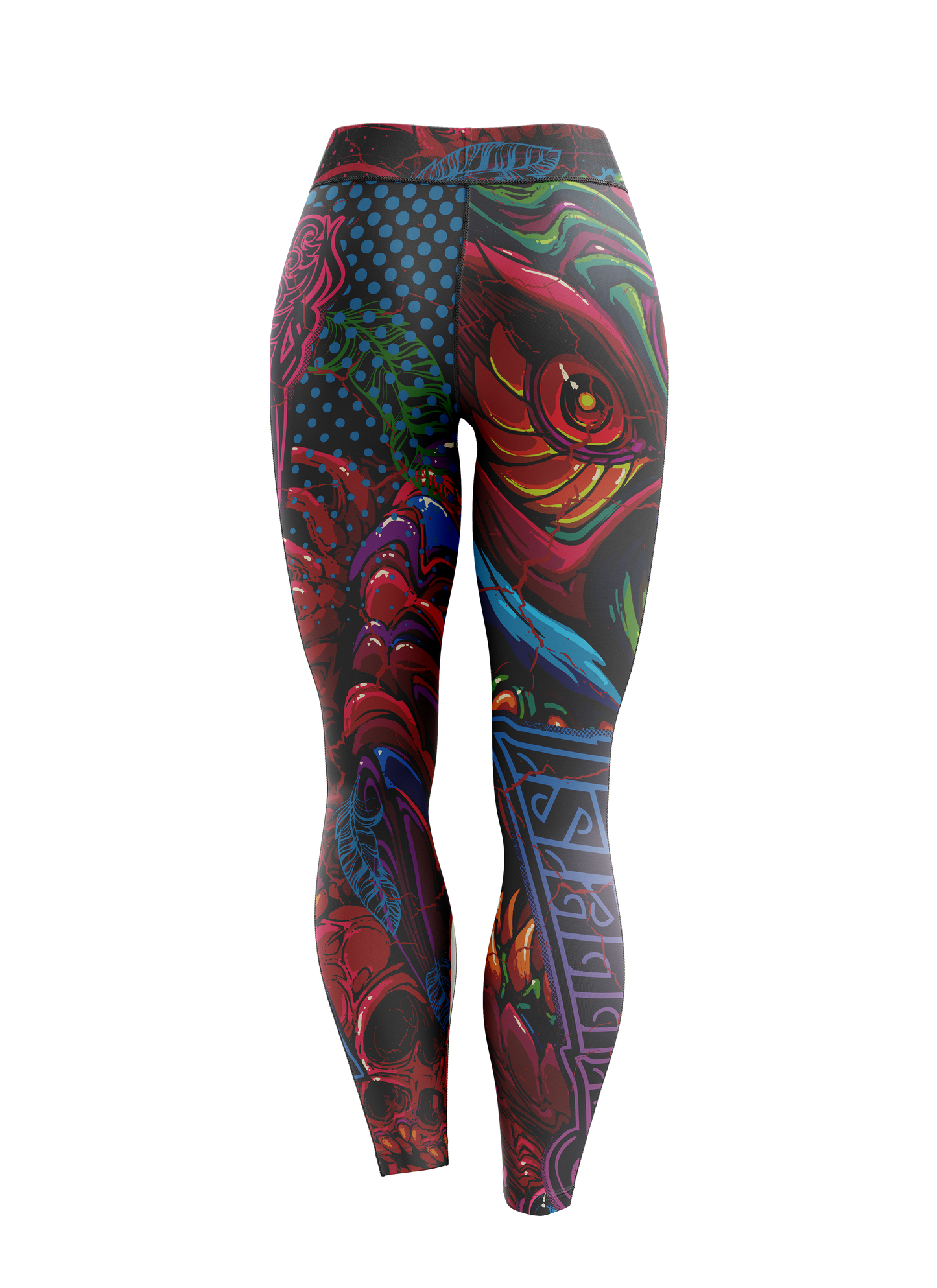 Women's Owl Beast Midrise Yoga Leggings