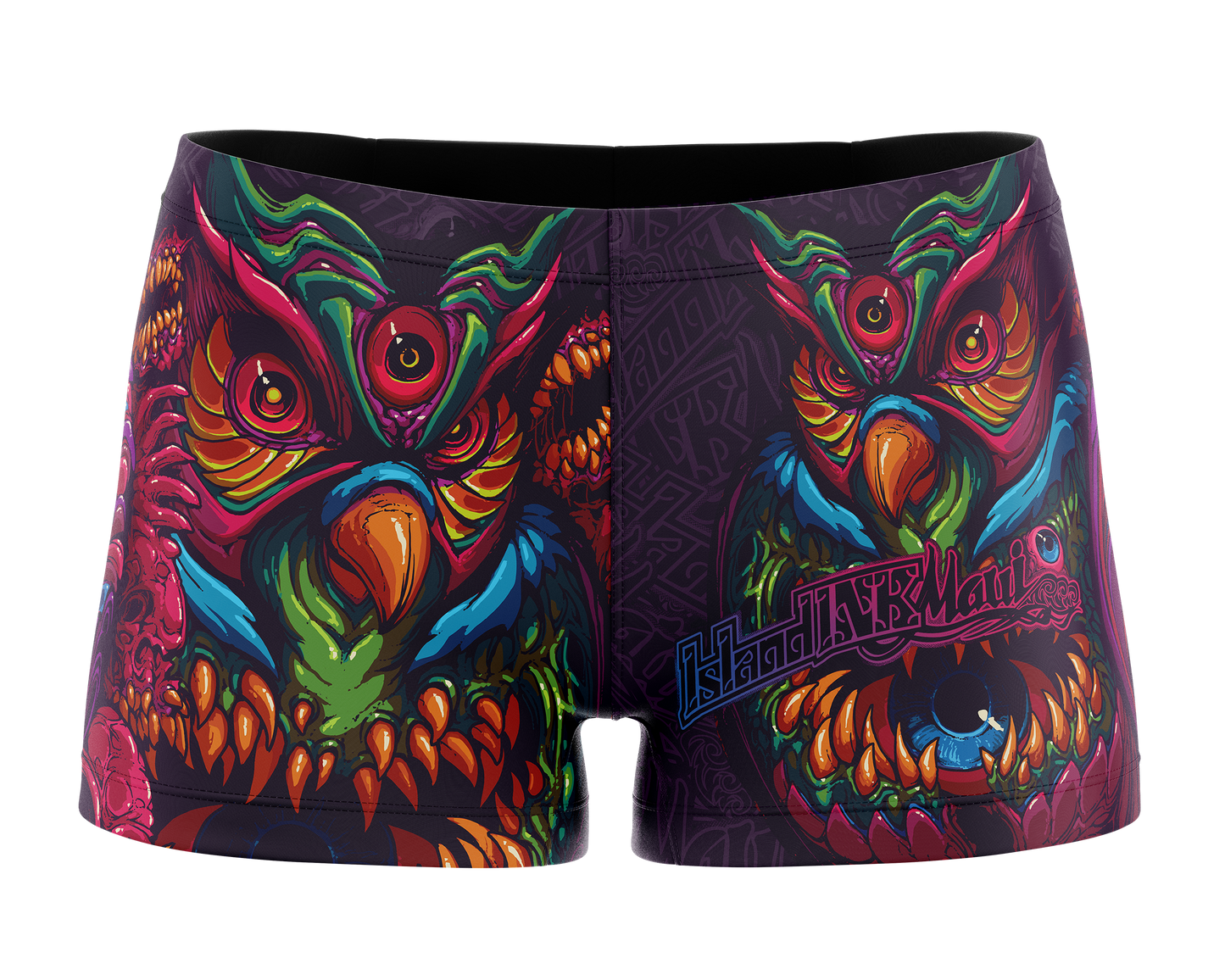 Women's Yoga Short's - Owl Beast