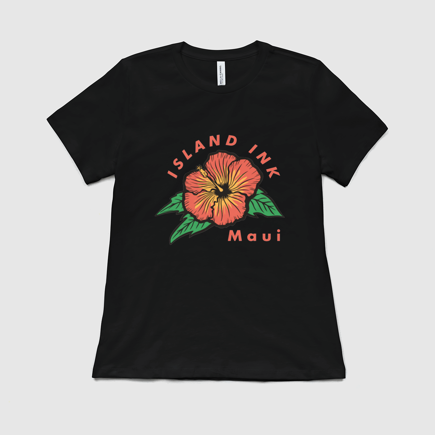 Women's Island Ink Maui Hibiscus T-Shirt