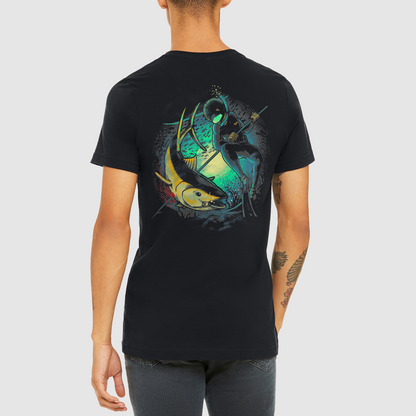 Men's Green Ahi Diver Graphic Tee