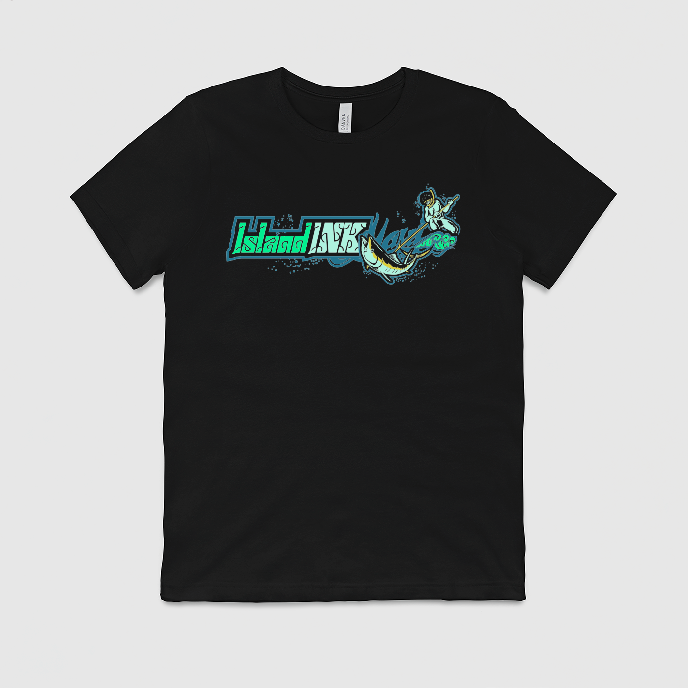 Men's Green Ahi Diver Graphic Tee