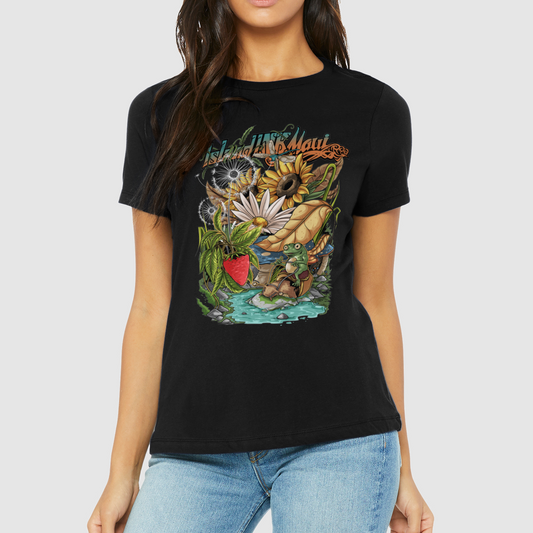 Women's Frog and Snail Graphic Tee