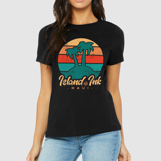 Women's Island Ink Palm Beach Graphic Tee