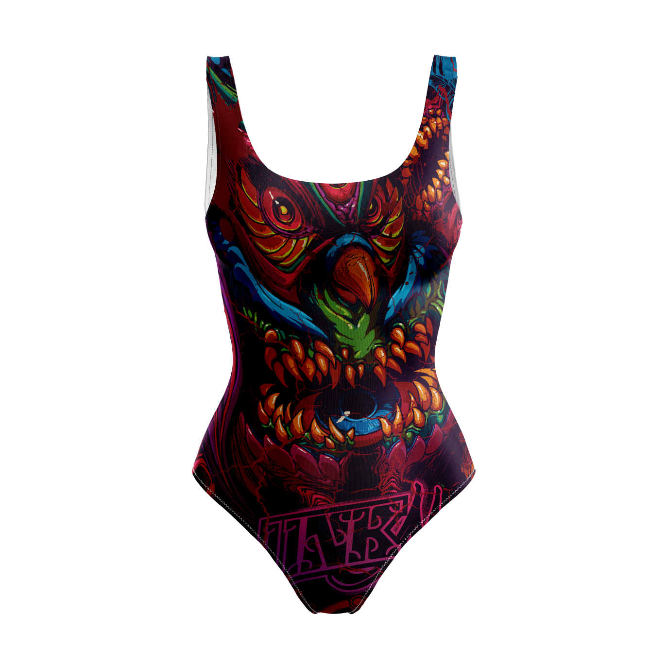 Women's Owl Beast classic standard cut one piece swim suit
